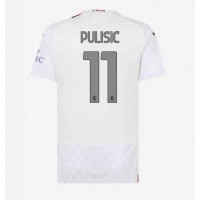 AC Milan Christian Pulisic #11 Replica Away Shirt Ladies 2023-24 Short Sleeve